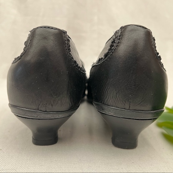 NWOT AGL Attilio Giusti Leombruni leather kitten heel sz 38.5 - Picture 4 of 11